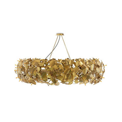 McQueen Round 18 Light Crystal Modern Chandelier - Luxxu-Sylvia Space