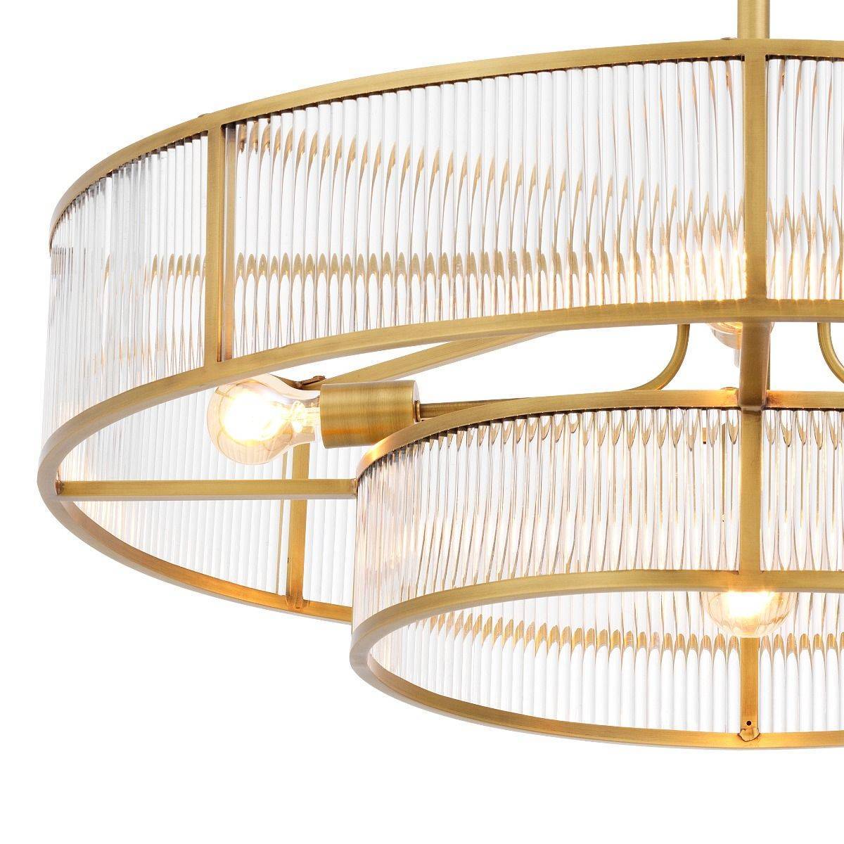 Montparnasse Modern Brass Chandelier - [Brass] - Eichholtz-Sylvia Space