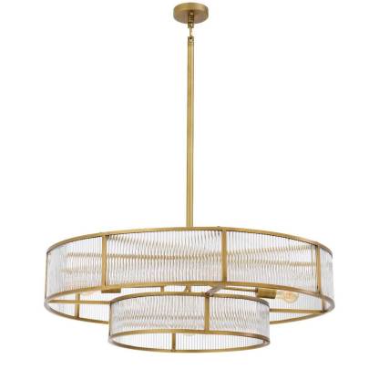 Montparnasse Modern Brass Chandelier - [Brass] - Eichholtz-Sylvia Space