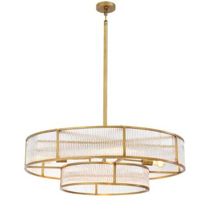 Montparnasse Modern Brass Chandelier - [Brass] - Eichholtz-Sylvia Space
