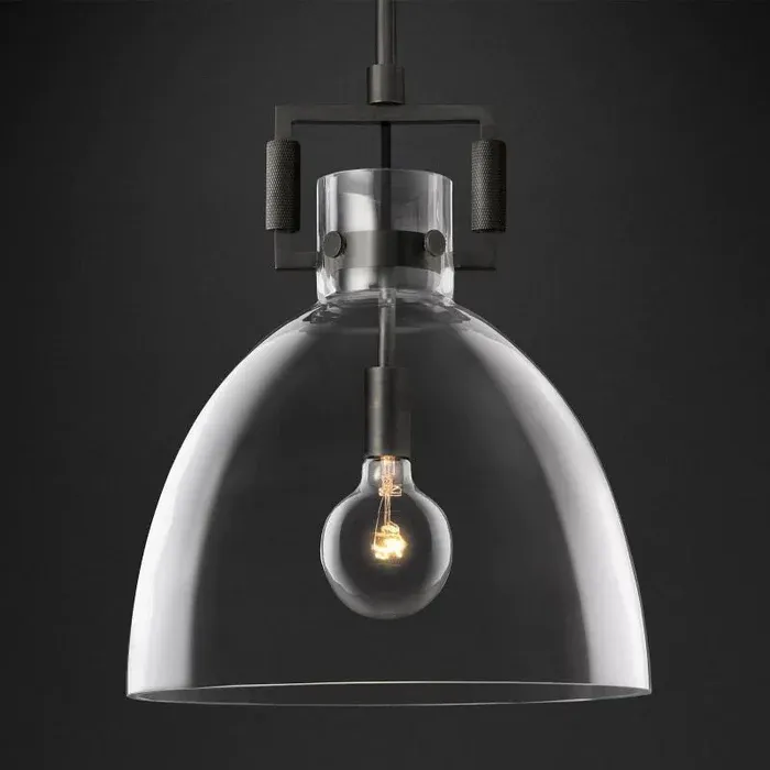 Machinisty Glass Cylindrical Pendant 10″ 14″ 18″