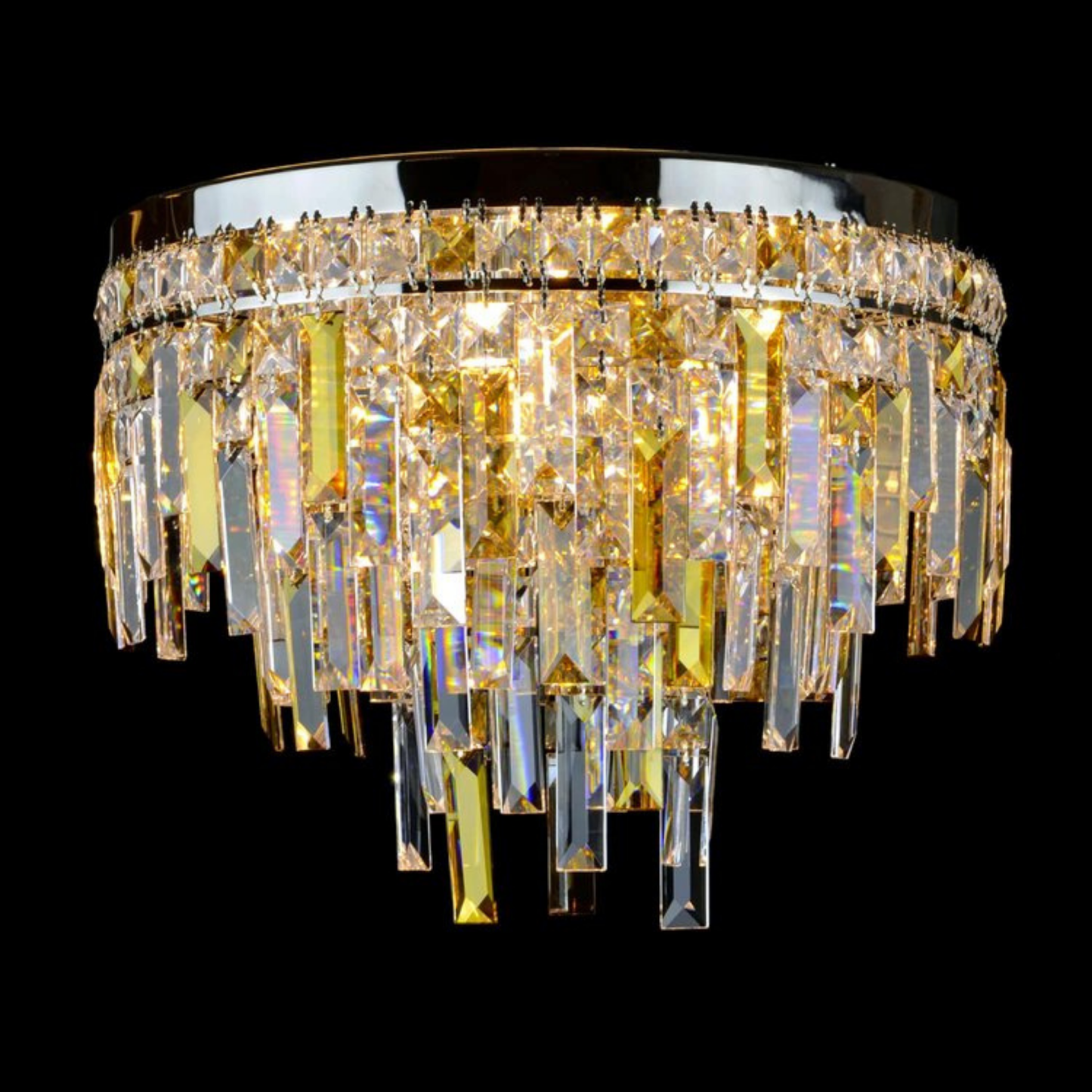 Napoli 6 Modern Crystal Glass Chandelier - Wranovsky-Sylvia Space