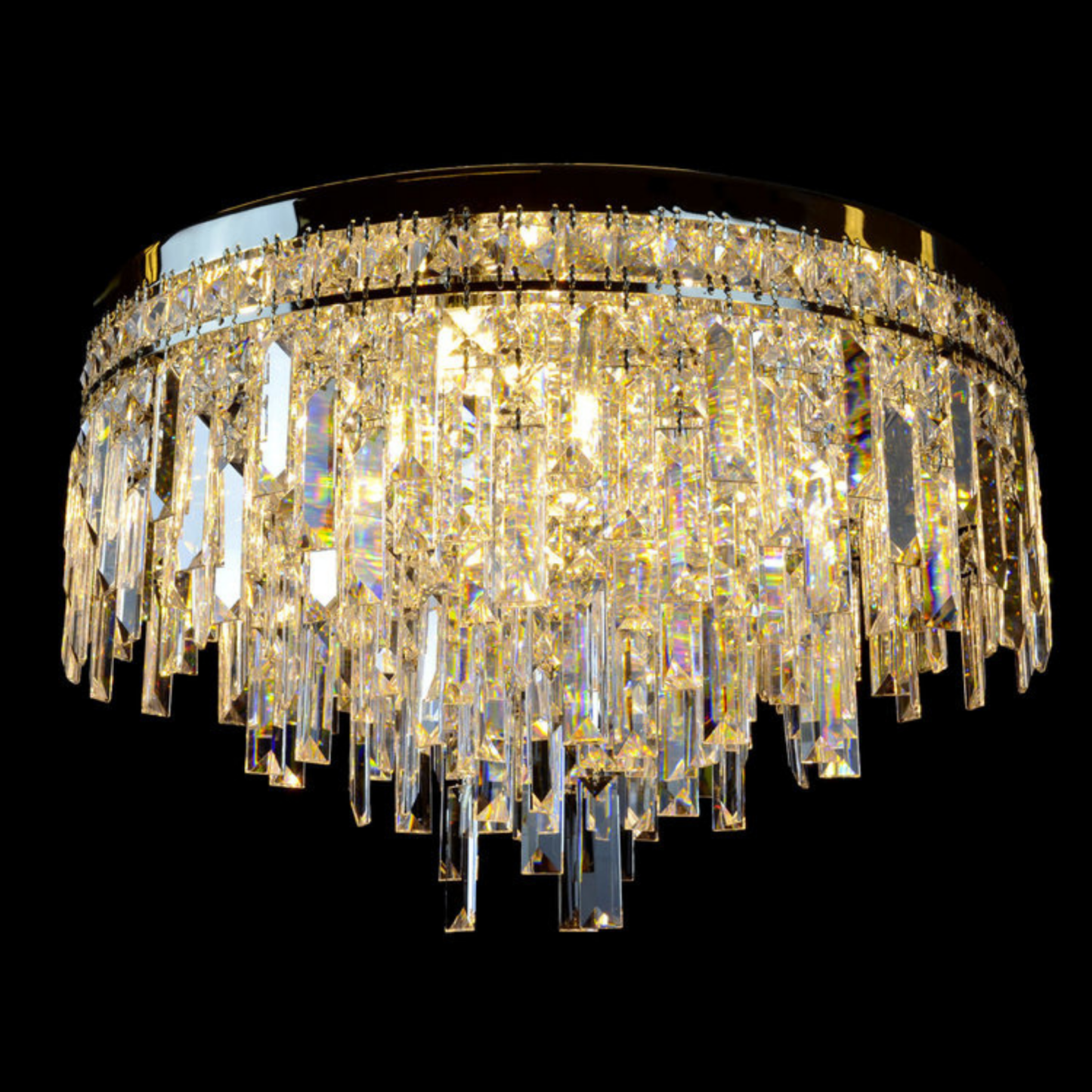 Napoli 8 Modern Crystal Glass Chandelier - Wranovsky-Sylvia Space