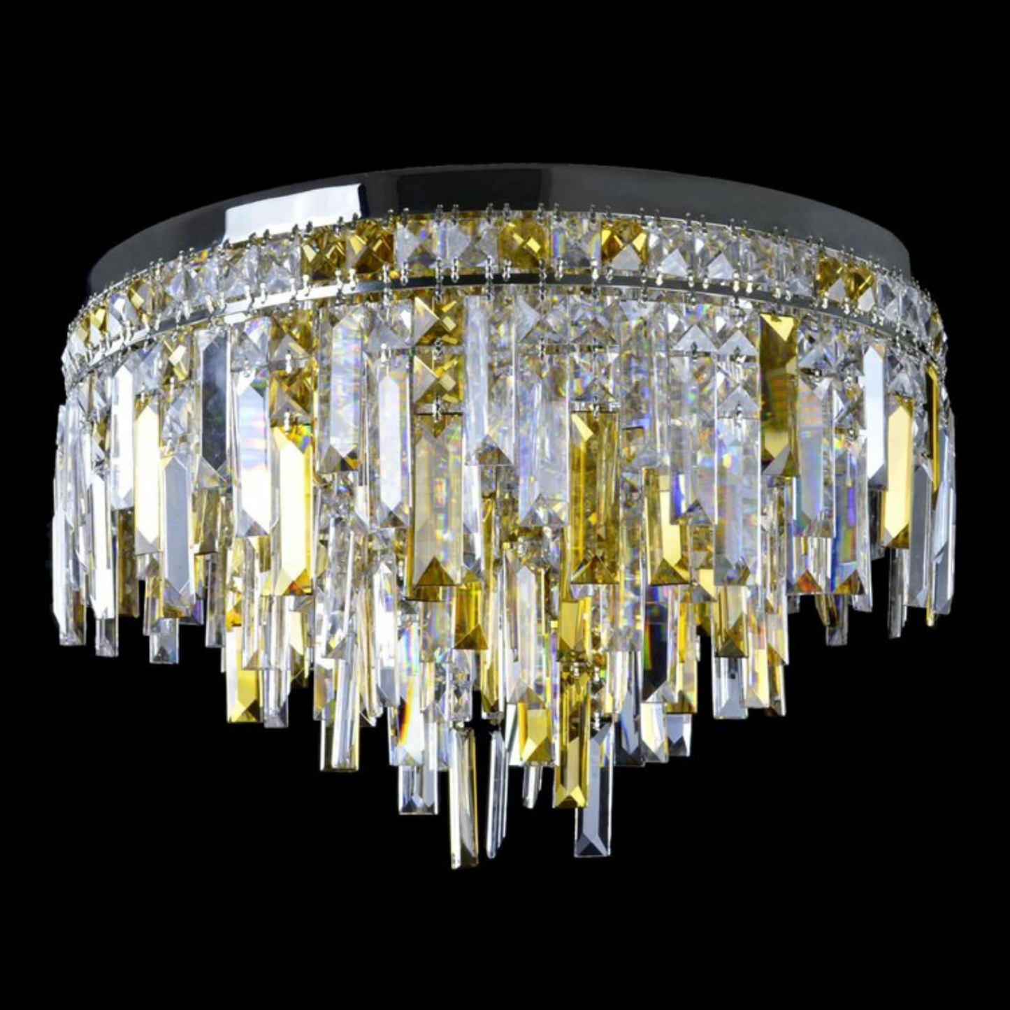 Napoli 8 Modern Crystal Glass Chandelier - Wranovsky-Sylvia Space