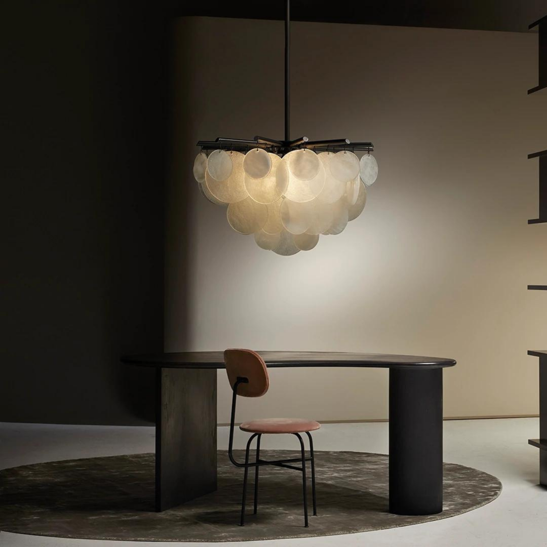 Nimbus Round Medium Modern Chandelier - CTO Lighting-Sylvia Space