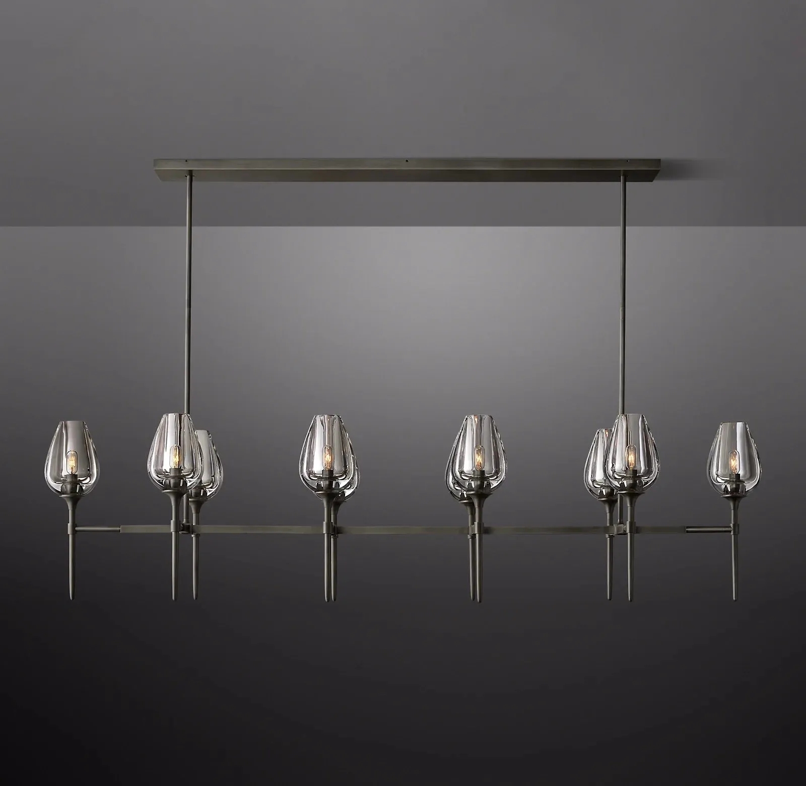 Tulip Linear Chandelier 65"