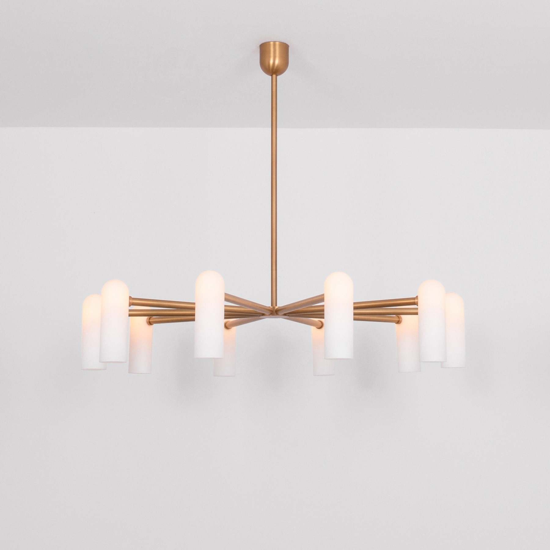 Odyssey Round Modern Brass Chandelier [S/M/L] - Schwung-Sylvia Space