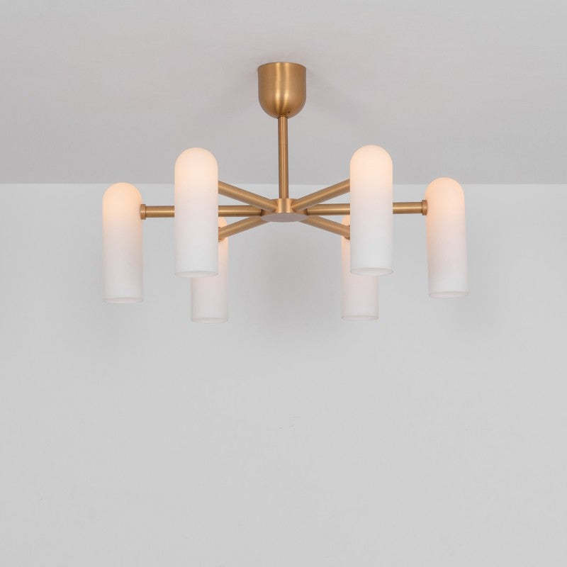 Odyssey Round Modern Brass Chandelier [S/M/L] - Schwung-Sylvia Space