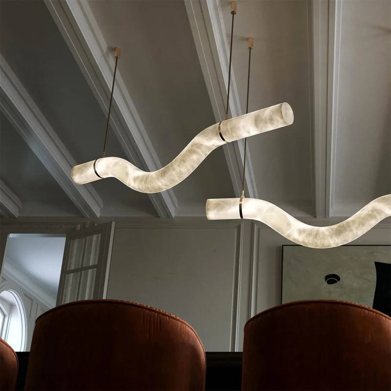 Simplicity Alabaster Pendant Lights