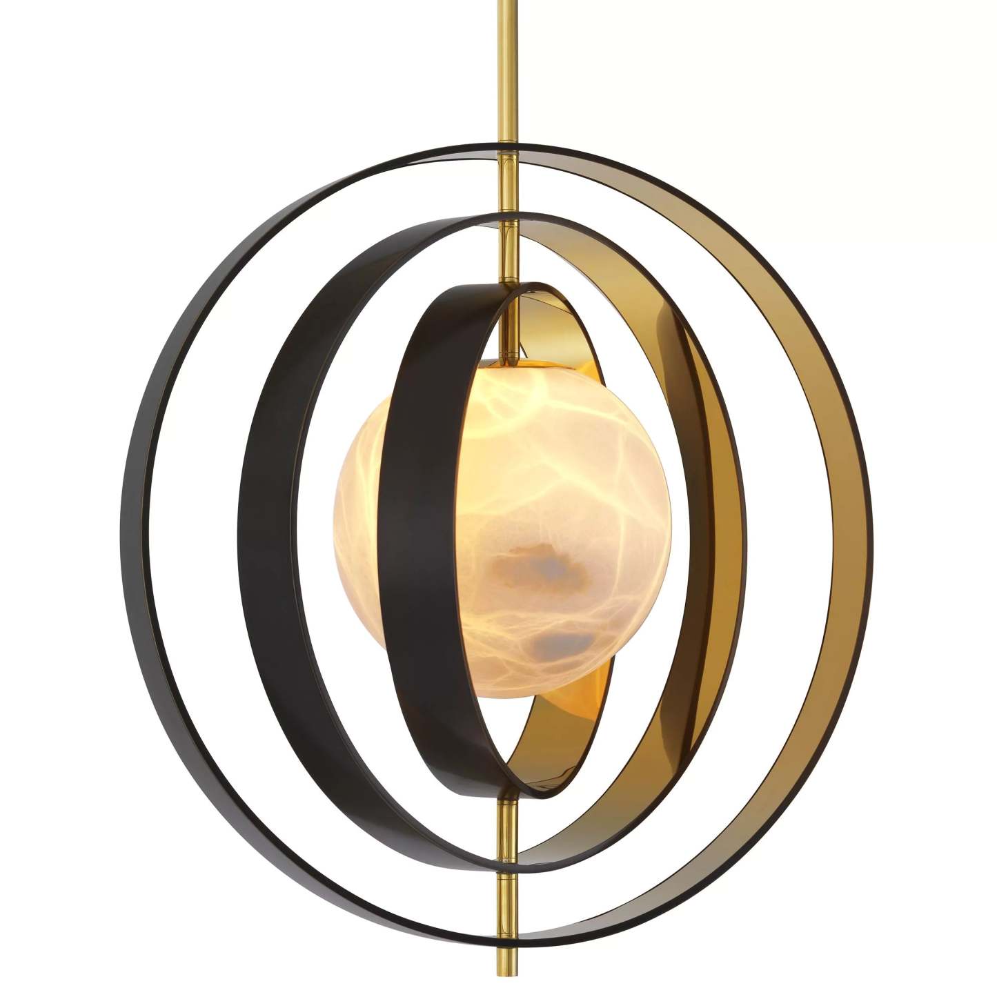 Pearl Modern Chandelier - (Bronze Highlight Finish | Gold Finish | Alabaster) - Eichholtz-Sylvia Space