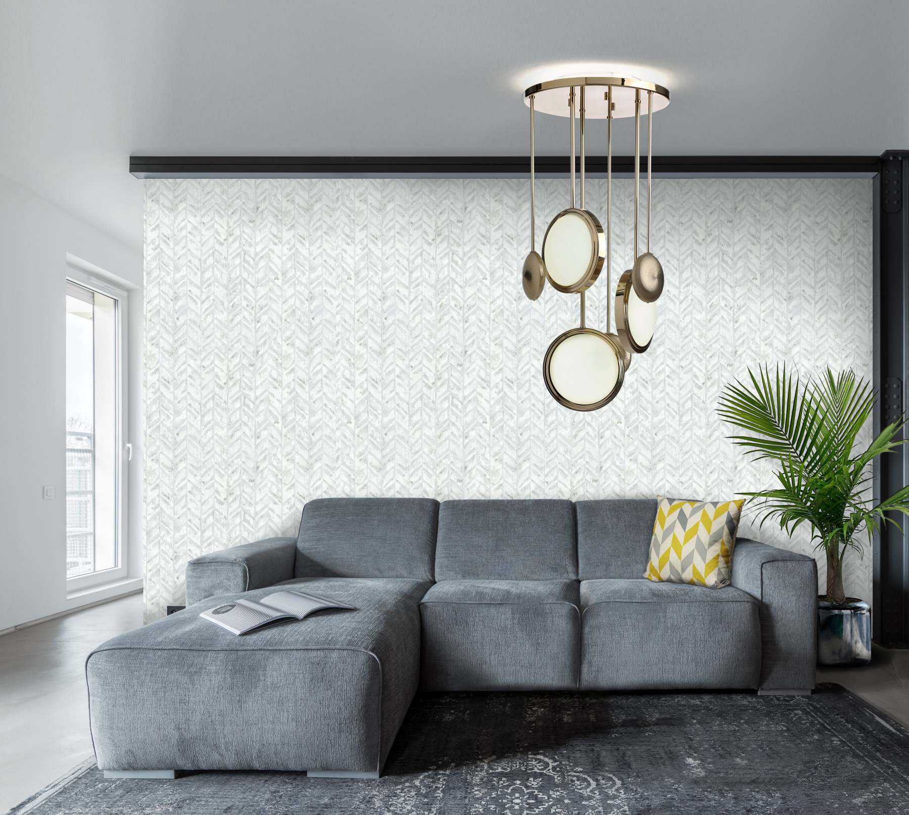Pendulum Modern Chandelier - Villa Lumi-Sylvia Space