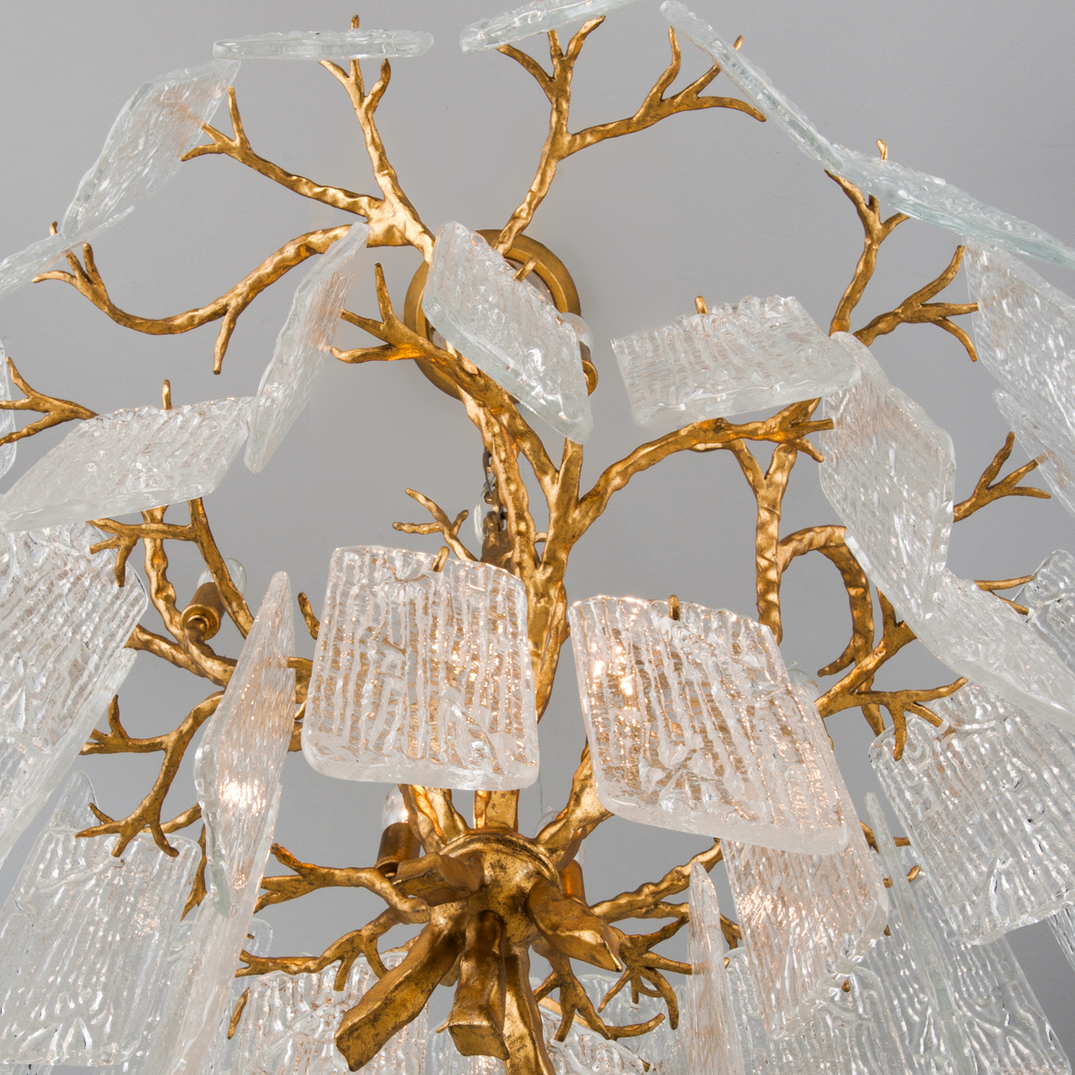 Piemonte Modern Chandelier S/L - 244-44/48-CE- Corbett Lighting.-Sylvia Space