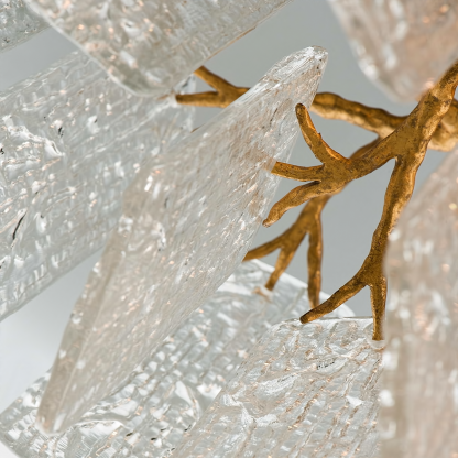 Piemonte Modern Chandelier S/L - 244-44/48-CE- Corbett Lighting.-Sylvia Space