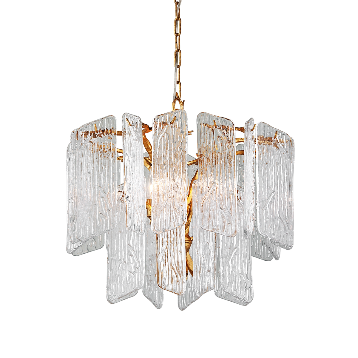 Piemonte Modern Chandelier S/L - 244-44/48-CE- Corbett Lighting.-Sylvia Space