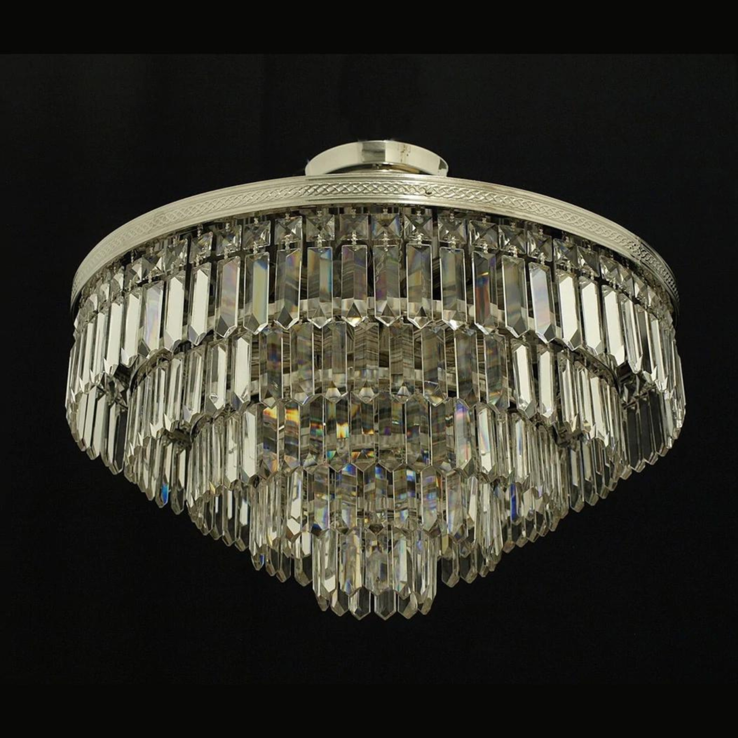 Porto 9-Light Modern Glass Chandelier - Wranovsky-Sylvia Space