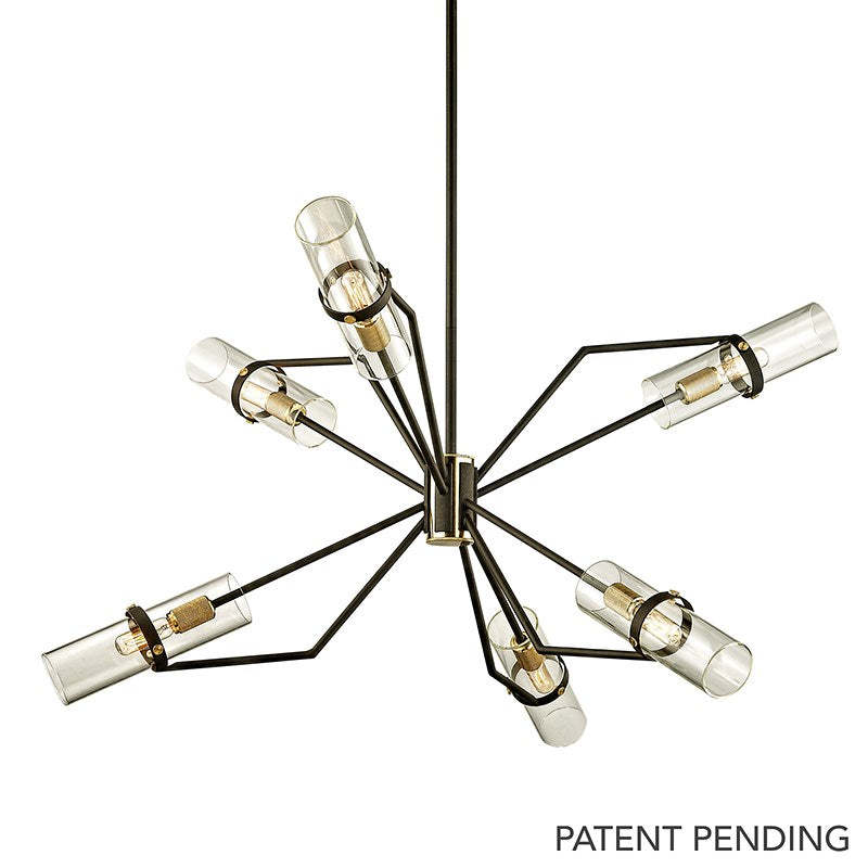 Raef Modern Chandelier - F6316-CE - Troy Lighting-Sylvia Space