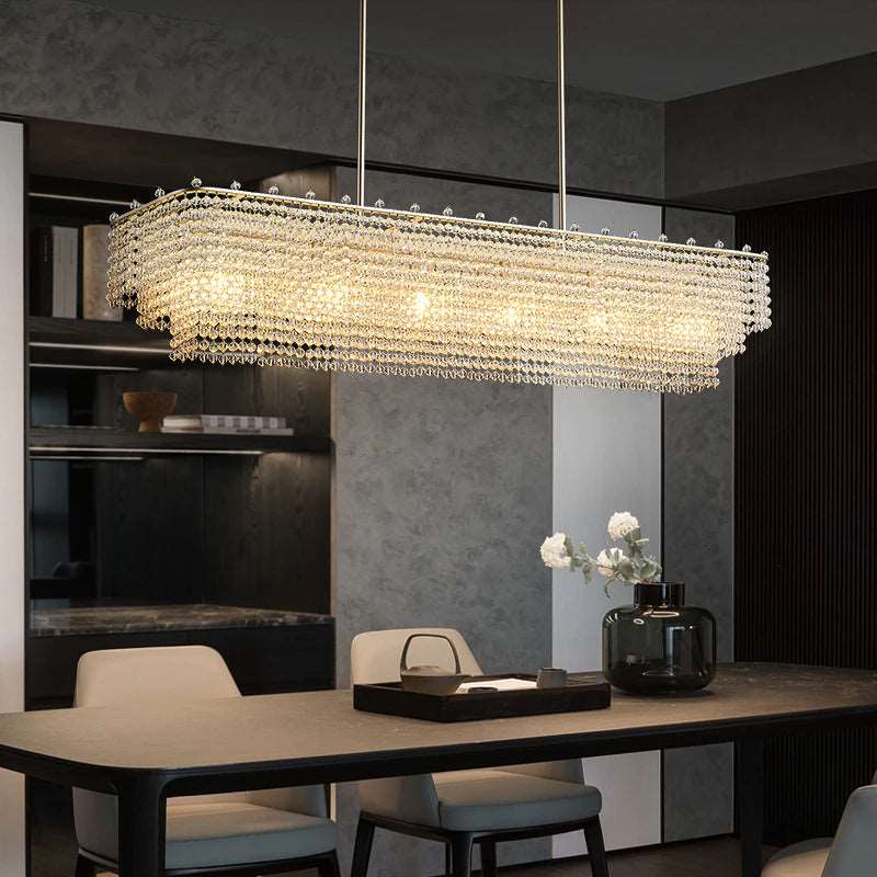 Alleri Crystal Dining Room Chandelier-Sylvia Space