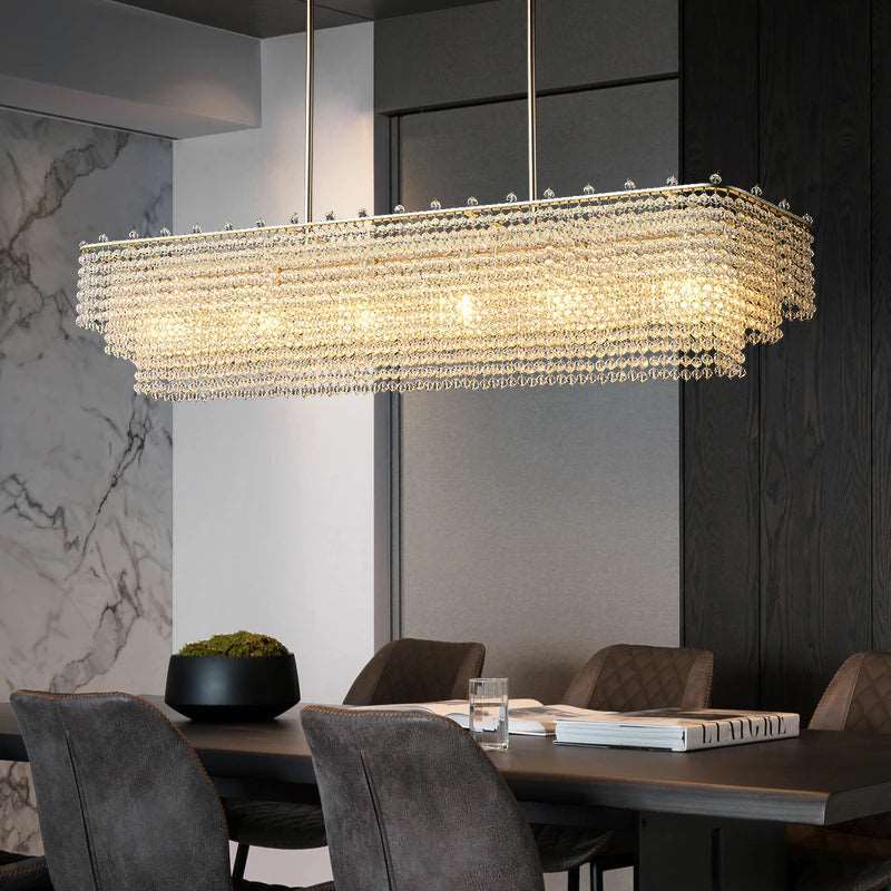 Alleri Crystal Dining Room Chandelier-Sylvia Space