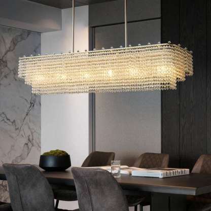 Alleri Crystal Dining Room Chandelier-Sylvia Space