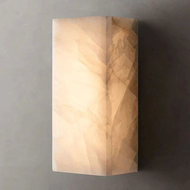 Handmade Calcite Wall Sconces 12''H 18''H-Sylvia Space