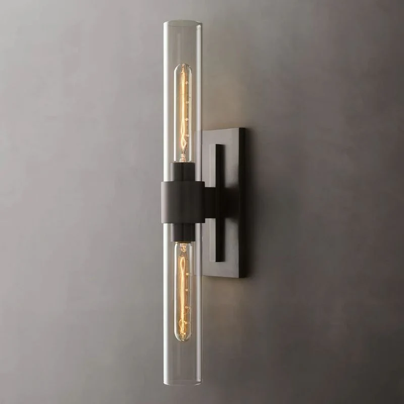 Manory Glass Cup Linear Wall Sconce