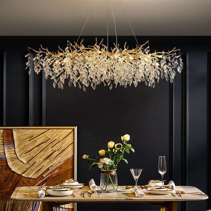 Albero Collection Crystal Chandelier-Sylvia Space