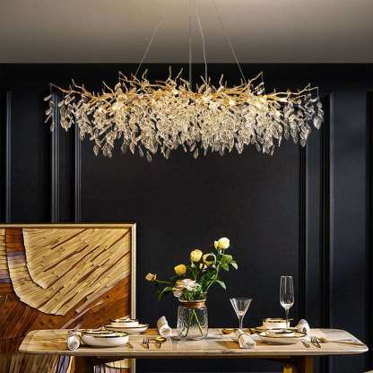 Albero Collection Crystal Chandelier-Sylvia Space