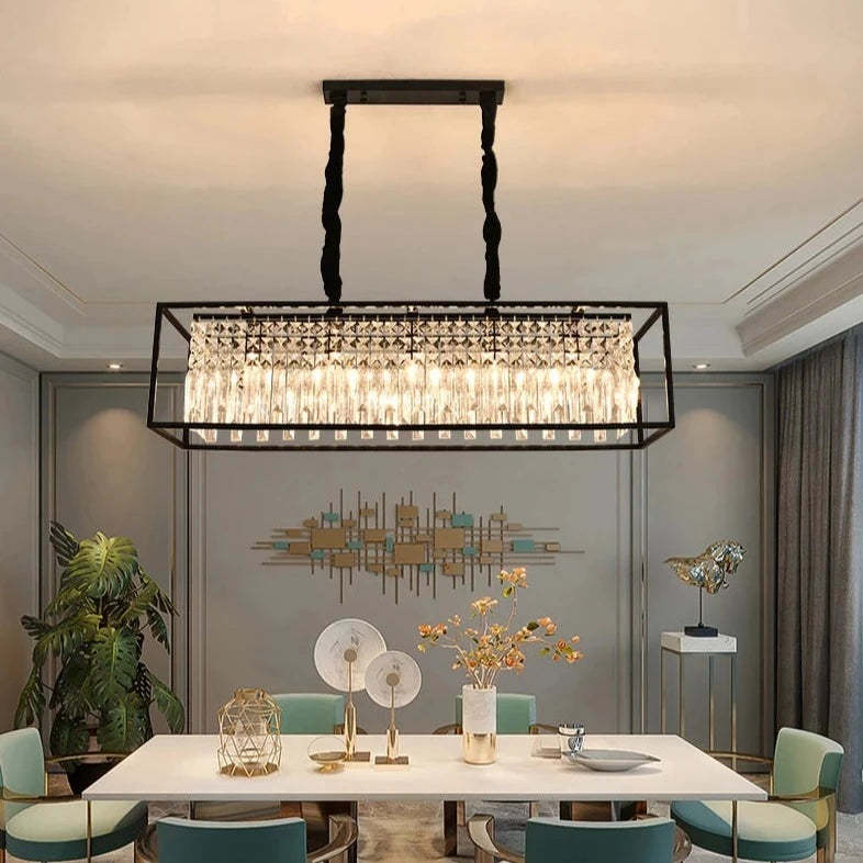 Giordano Crystal Dining Room Chandelier-Sylvia Space