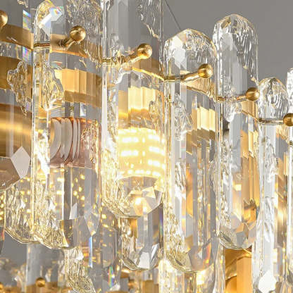 60" Marini Crystal Dining Room Chandelier-Sylvia Space