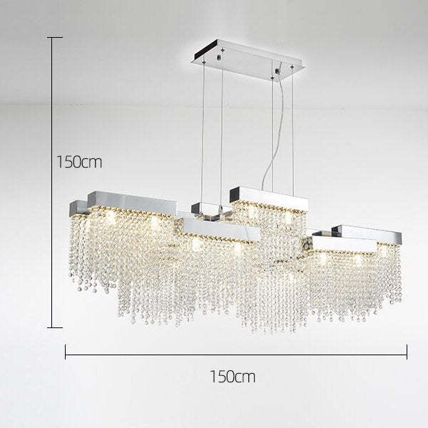 Alleri Crystal Dining Room Chandelier-Sylvia Space