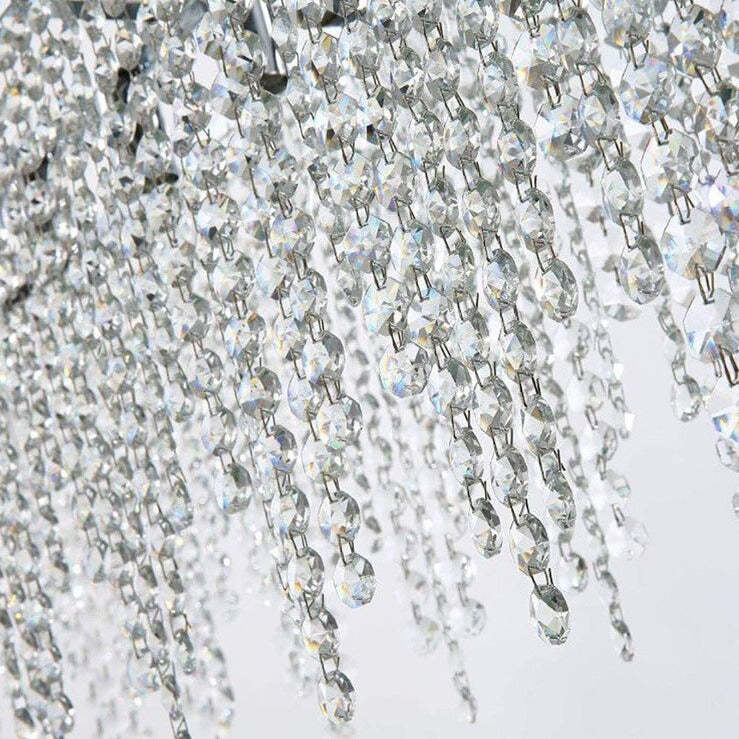 Alleri 40" Crystal Kitchen Island Chandelier-Sylvia Space