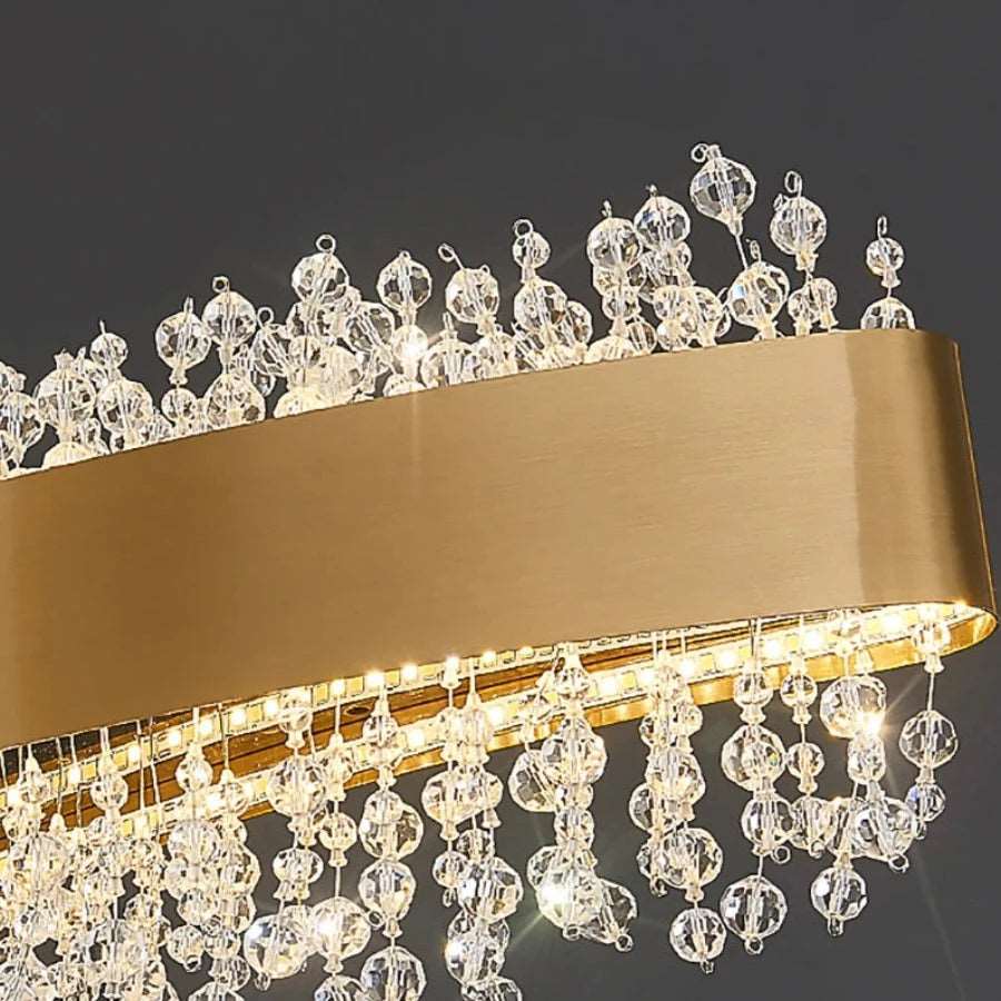 Capri Crystal Dining Room Chandelier-Sylvia Space