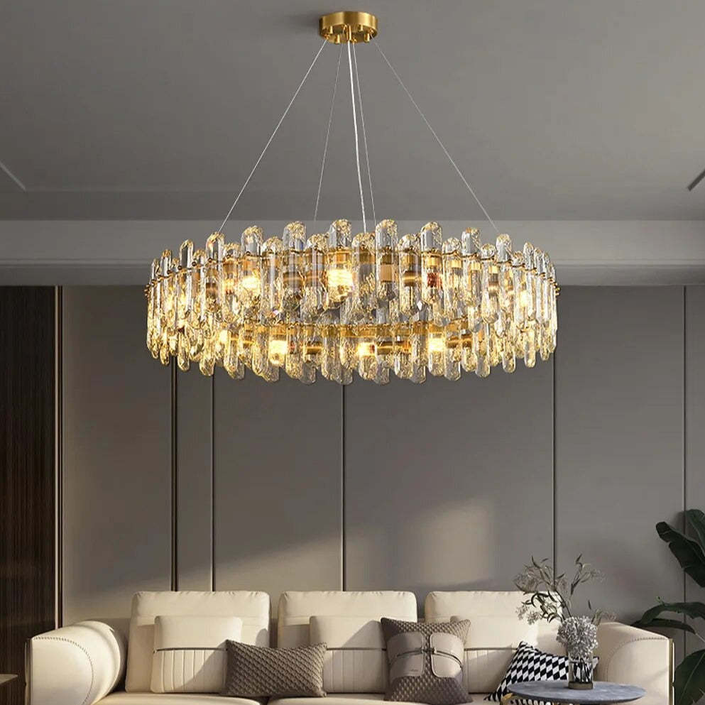 Marini Crystal Chandelier-Sylvia Space