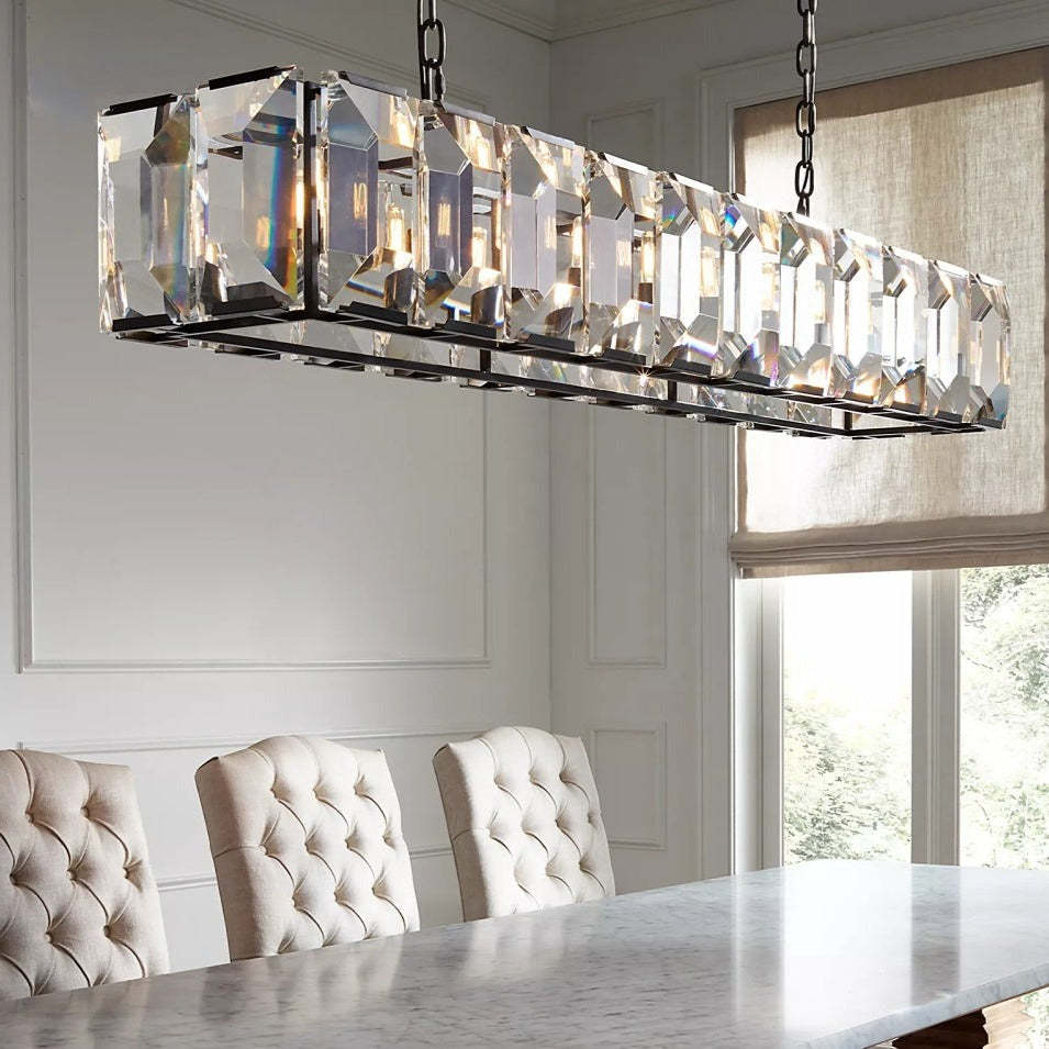 Villano Crystal Dining Room Chandelier-Sylvia Space
