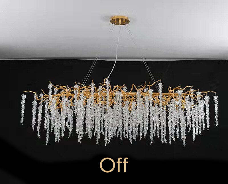Albero Crystal Dining Room Chandelier-Sylvia Space