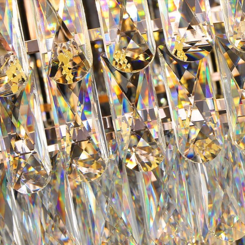 VENICE Crystal Dining Room Chandelier-Sylvia Space