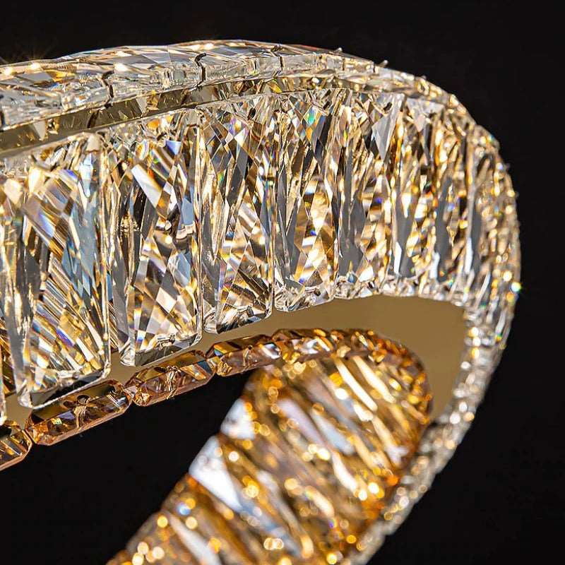 Bacci Crystal Dining Room Chandelier-Sylvia Space