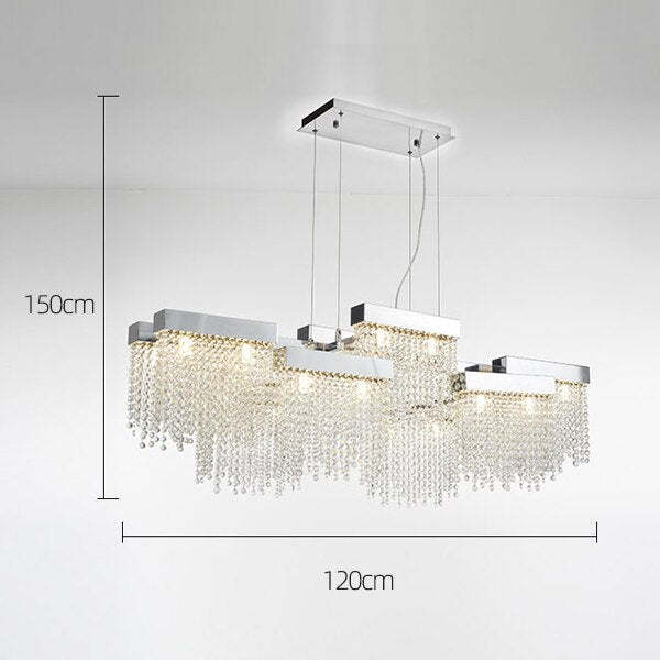 Alleri Crystal Dining Room Chandelier-Sylvia Space
