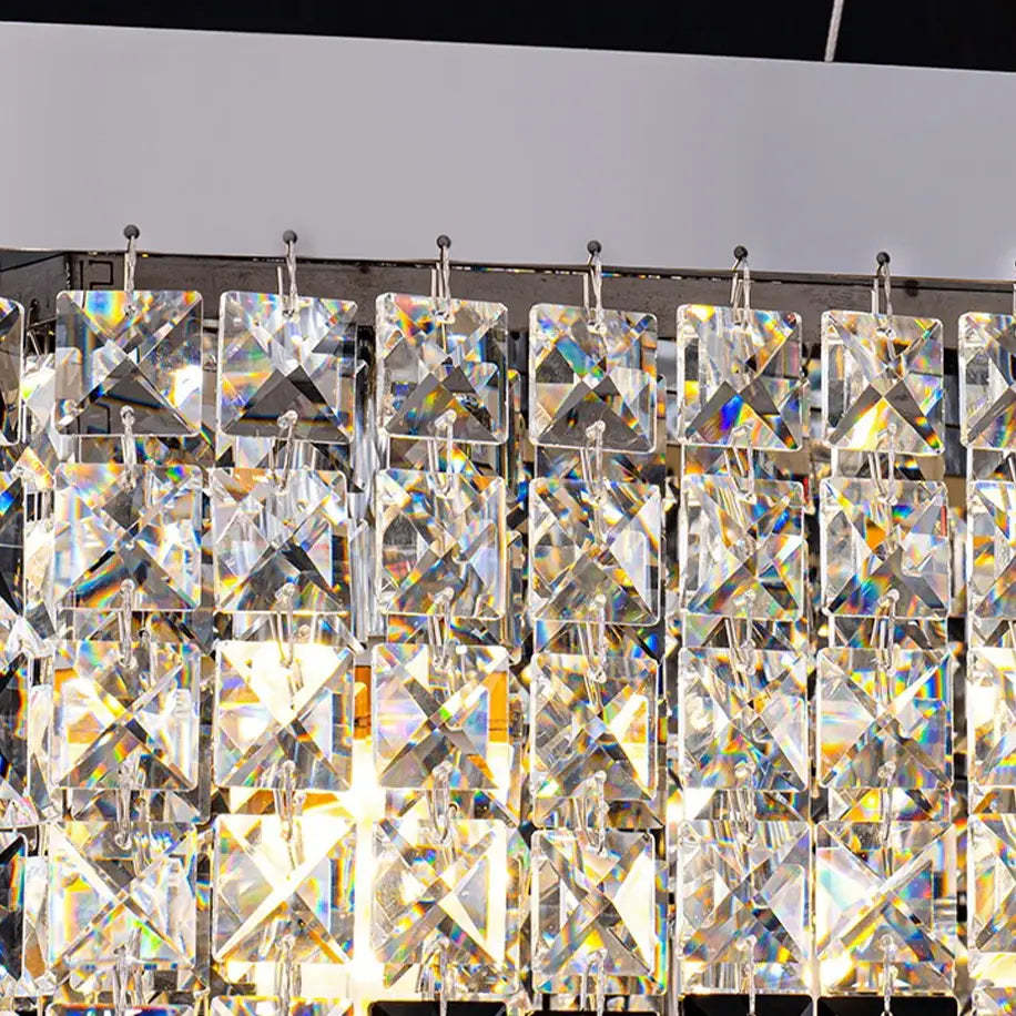 Alleri Crystal Dining Room Modern Chandelier-Sylvia Space