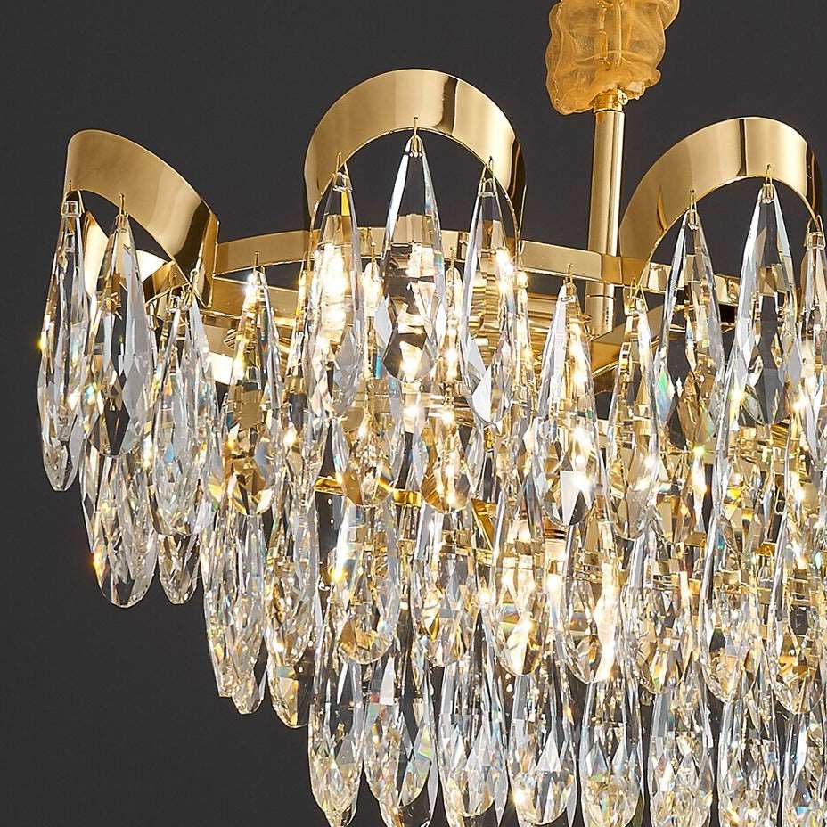 Andria Crystal Dining Room Chandelier-Sylvia Space