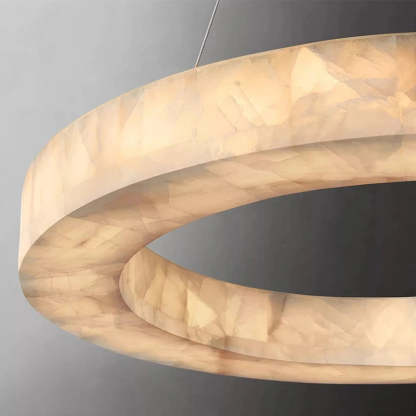Natural Marble Modern Chandelier-Sylvia Space