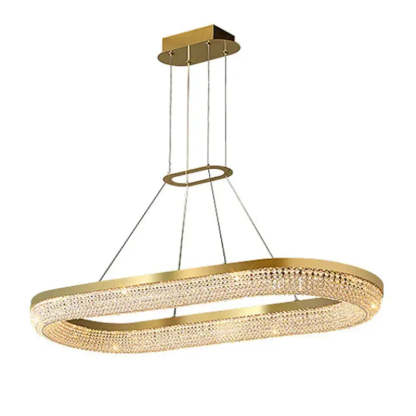 Bergamo Crystal Dining Room Chandelier-Sylvia Space