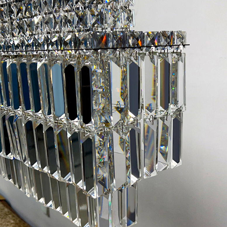 Stefano 47" Crystal Kitchen Island Chandelier-Sylvia Space