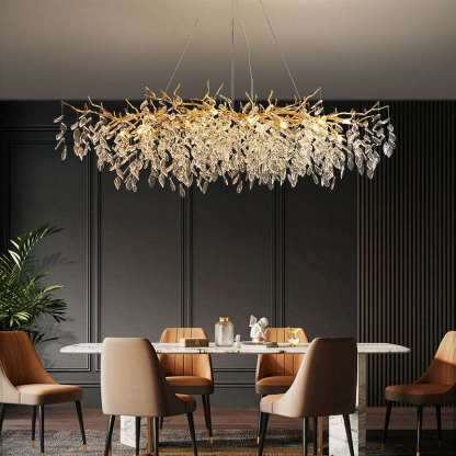 Albero Collection Crystal Chandelier-Sylvia Space