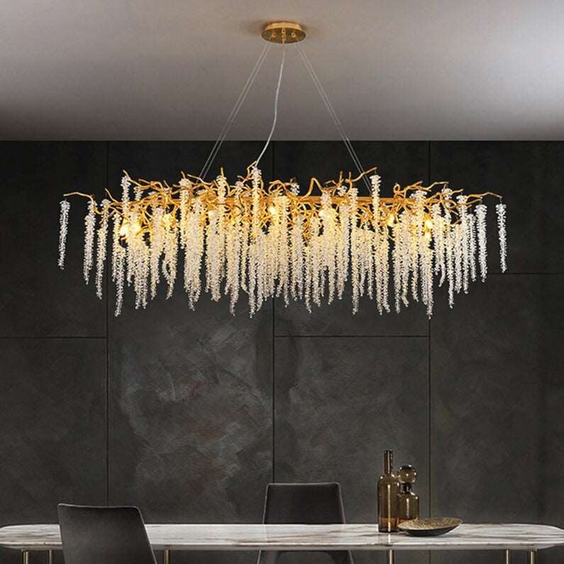 Albero Crystal Dining Room Chandelier-Sylvia Space