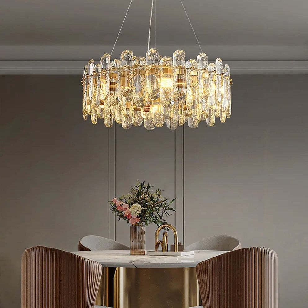 Marini Crystal Chandelier-Sylvia Space