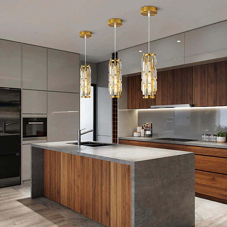 Crystal Pendant Light For Kitchen-Sylvia Space