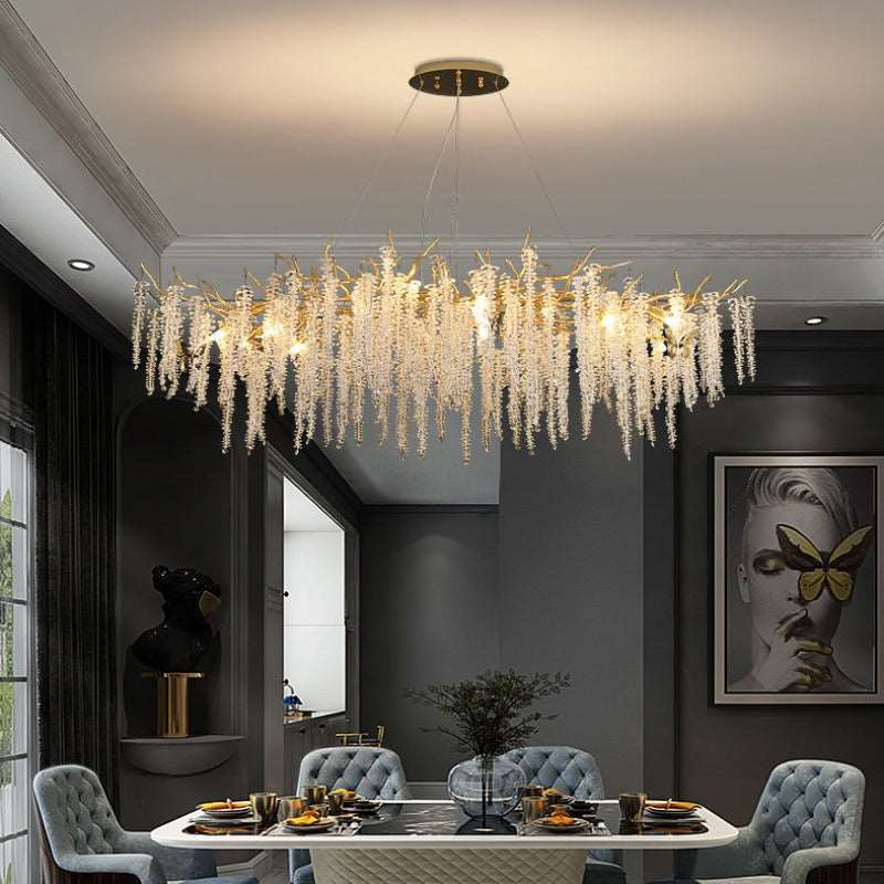 Albero Crystal Dining Room Chandelier-Sylvia Space