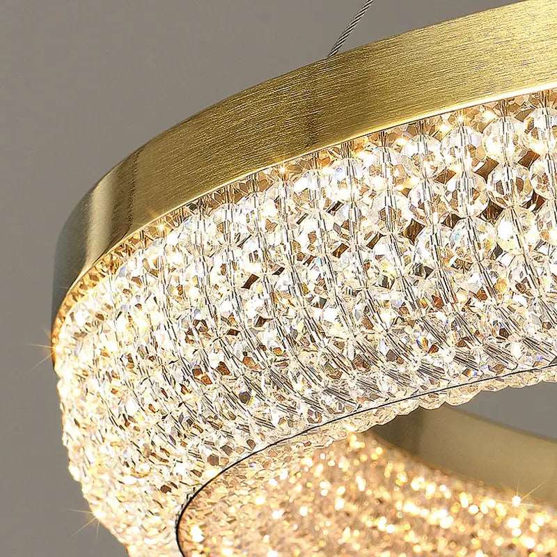Bergamo Crystal Dining Room Chandelier-Sylvia Space
