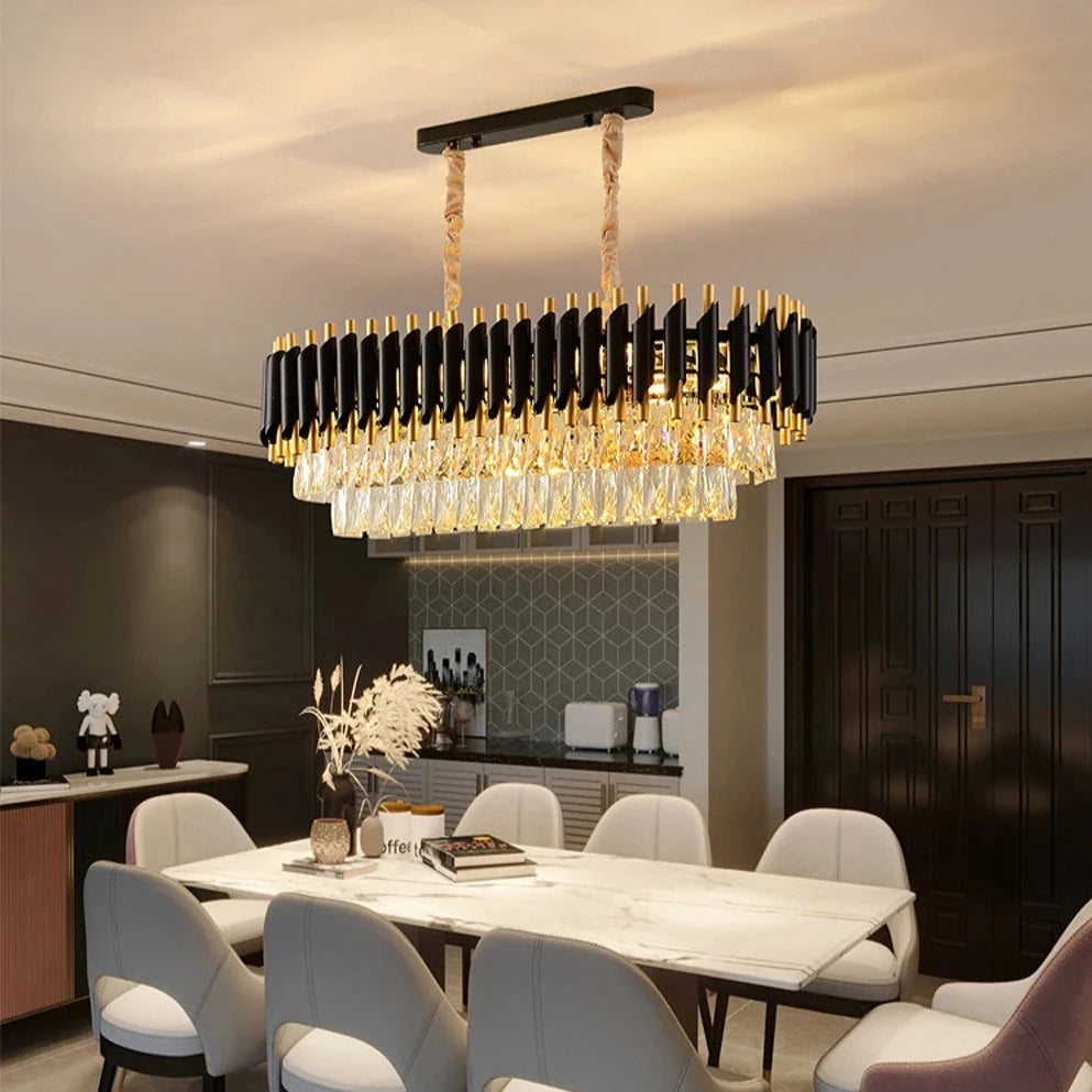 Verano Crystal Dining Room Chandelier-Sylvia Space